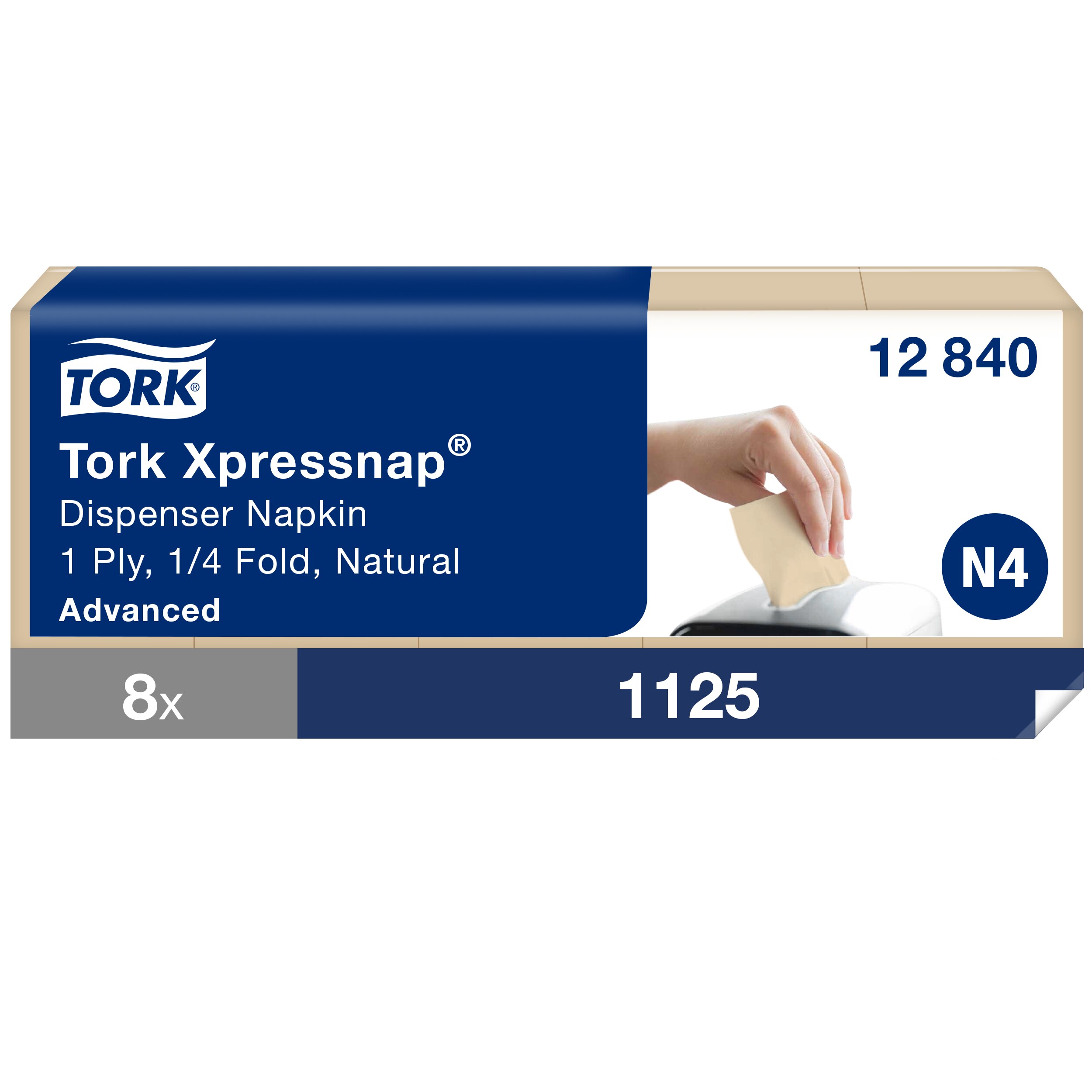 Tork XpressNap Natural Napkin (Recycled)