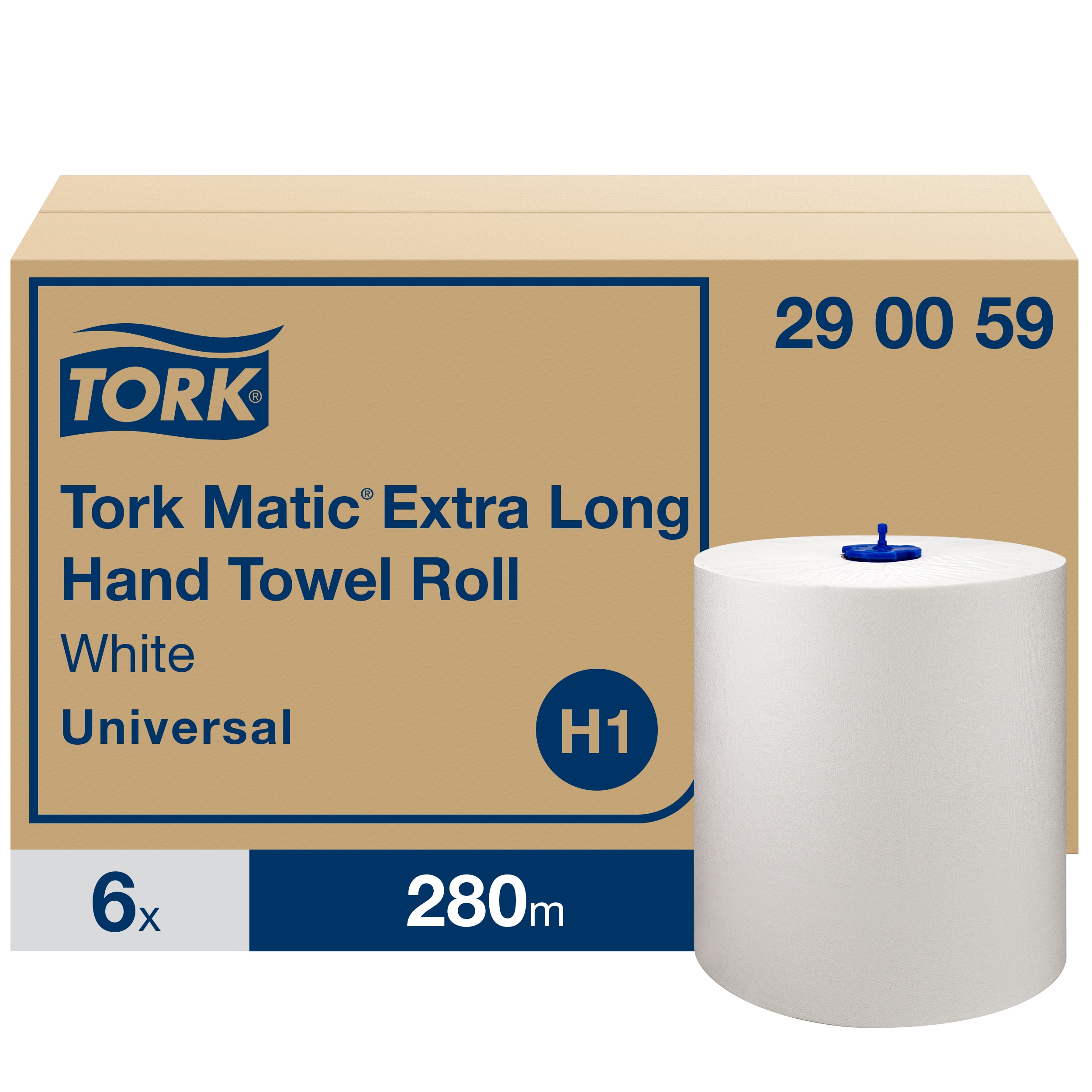 Tork Matic® Extra Long Hand Towel Roll, white